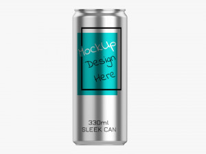 Sleek Beverage Can 330 Ml 1115 Oz 3D Модель