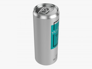Sleek Beverage Can 330 Ml 1115 Oz 3D Модель