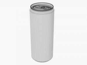 Sleek Beverage Can 330 Ml 1115 Oz 3D Модель