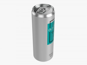Sleek Beverage Can 355 Ml 12 Oz 3D Модель