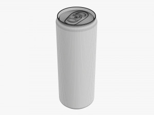 Sleek Beverage Can 355 Ml 12 Oz 3D Модель