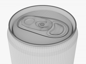 Sleek Beverage Can 355 Ml 12 Oz 3D Модель