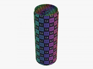Sleek Beverage Can 355 Ml 12 Oz 3D Модель