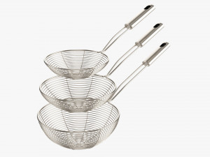 Spider Strainer Set 3D Model