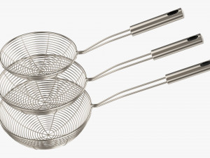 Spider Strainer Set Model 3D