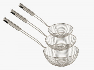 Spider Strainer Set Model 3D