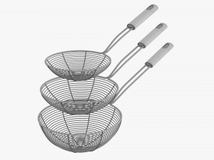 Spider Strainer Set Model 3D