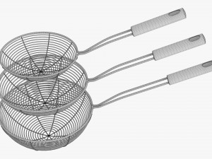 Spider Strainer Set Model 3D