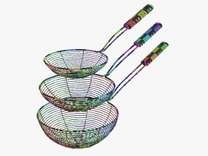 Spider Strainer Set Model 3D