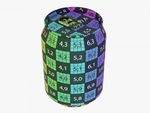 Standard Beverage Can 250 Ml 845 Oz Model 3D