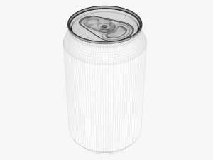 Standardowa puszka na napoje 330 ml 1115 uncji Model 3D