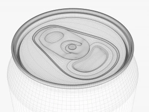 Standardowa puszka na napoje 330 ml 1115 uncji Model 3D