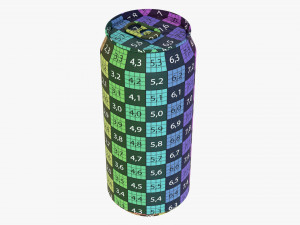 Standard Beverage Can 440 Ml 1487 Oz Model 3D
