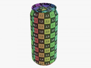 Standard Beverage Can 440 Ml 1487 Oz Model 3D