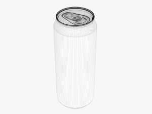 Standard Beverage Can 500 Ml 169 Oz Modelo 3D