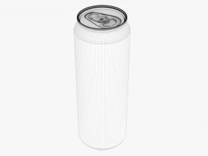 Standard Beverage Can 568 Ml 192 Oz 1 Pint 3D Model