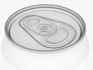 Standard Beverage Can 568 Ml 192 Oz 1 Pint 3D Model
