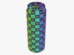 Standard Beverage Can 568 Ml 192 Oz 1 Pint 3Dモデル