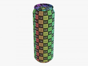 Standard Beverage Can 568 Ml 192 Oz 1 Pint 3Dモデル