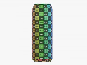 Standard Beverage Can 568 Ml 192 Oz 1 Pint 3D Model
