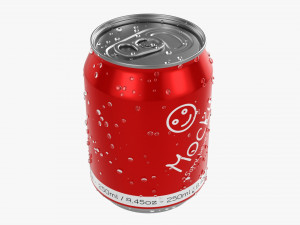 Standard Wet Beverage Can 250 Ml 845 Oz Modelo 3D