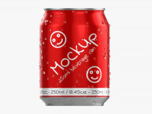 Standard Wet Beverage Can 250 Ml 845 Oz 3D Model