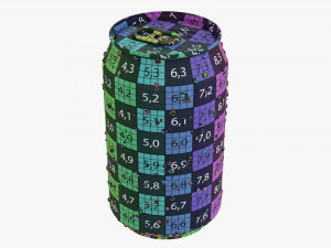 Standard Wet Beverage Can 330 Ml 1115 Oz 3D Model