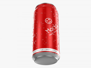 Standard Wet Beverage Can 440 Ml 1487 Oz 3D Model