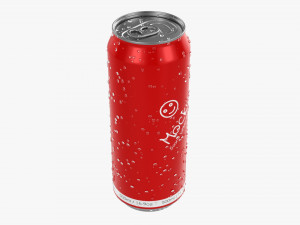 Standard Wet Beverage Can 500 Ml 169 Oz 3D 模型