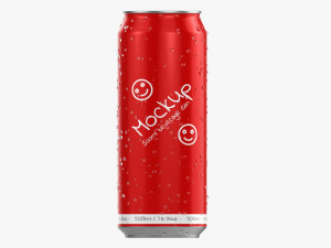 Standard Wet Beverage Can 500 Ml 169 Oz 3D 模型