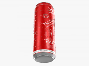 Lata de bebida &uacute;mida padr&atilde;o 568 ml 192 on&ccedil;as 1 litro Modelo 3D