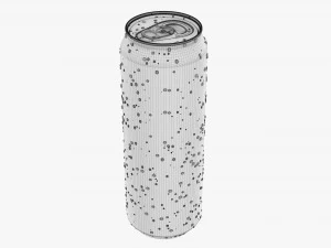 Lata de bebida &uacute;mida padr&atilde;o 568 ml 192 on&ccedil;as 1 litro Modelo 3D