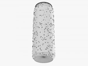 Lata de bebida &uacute;mida padr&atilde;o 568 ml 192 on&ccedil;as 1 litro Modelo 3D