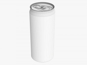 Super Sleek Beverage Can 400 Ml 1352 Oz 3D 模型