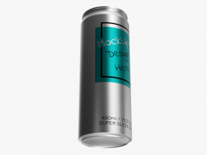 Super Sleek Beverage Can 450 Ml 1521 Oz 3D मॉडल