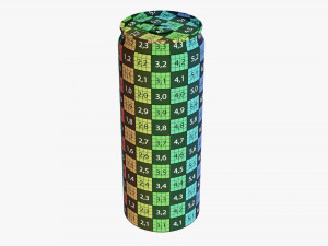 Super Sleek Beverage Can 450 Ml 1521 Oz 3D मॉडल