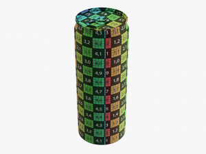 Super Sleek Beverage Can 450 Ml 1521 Oz 3D मॉडल