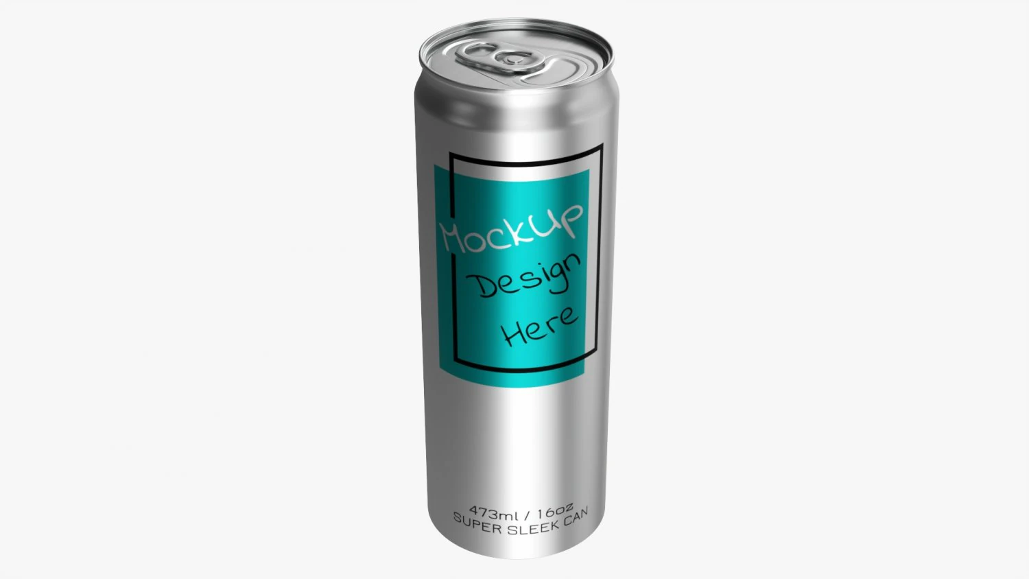 Lata de bebida super elegante 473 ml 16 on&ccedil;as Modelo 3D .c4d .max .obj .3ds .fbx .stl .blend 
