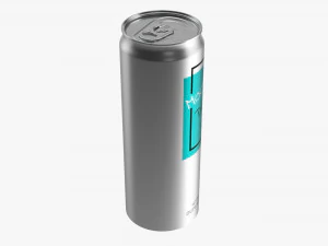 Lata de bebida super elegante 473 ml 16 on&ccedil;as Modelo 3D