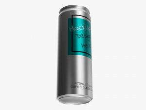Super Sleek Beverage Can 473 Ml 16 Oz Modelo 3D