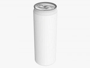 Lata de bebida super elegante 473 ml 16 on&ccedil;as Modelo 3D