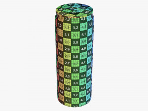 Super Sleek Beverage Can 473 Ml 16 Oz Modelo 3D