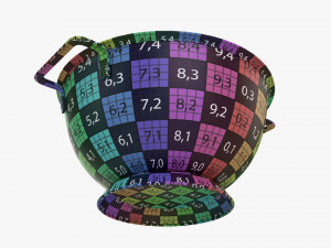 Table Colander Model 3D