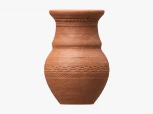 Vintage Ceramic Jug Large 3D Model
