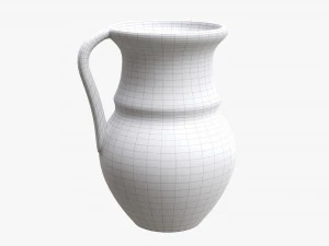 Vintage Ceramic Jug Large 3D Model