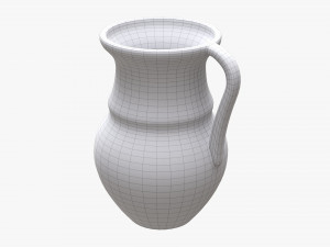 Vintage Ceramic Jug Large Model 3D