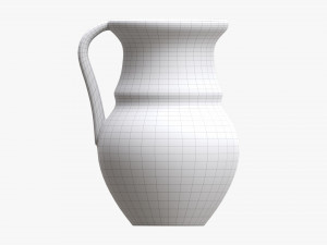 Vintage Ceramic Jug Large Model 3D