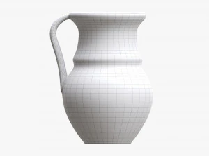 Vintage Ceramic Jug Large 3D Model