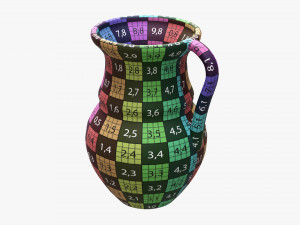Vintage Ceramic Jug Large Model 3D