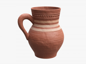 Vintage Ceramic Jug Medium 3D मॉडल